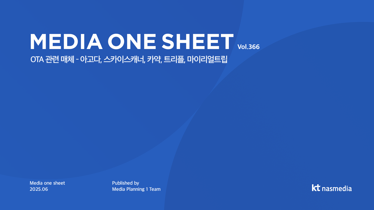 [2025년 6월] MEDIA ONE SHEET – OTA 매체
